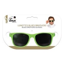 Lunettes Blues Brothers – Vert Fluo - 35893 - Lunettes fantaisie
