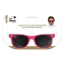 Lunettes Blues Brothers – Rose Fluo - 35894 - Lunettes fantaisie