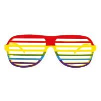 Lunettes à Barreaux Arc-en-ciel pas cher | Fiesta Factory