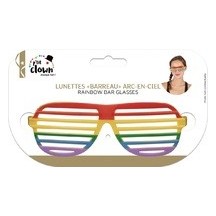 Lunettes à Barreaux – Arc-en-ciel - 62838 - Lunettes fantaisie