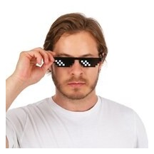 Lunettes Pixel Art - 66673 - Lunettes fantaisie