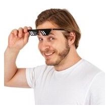 Lunettes Pixel Art - 66673 - Lunettes fantaisie