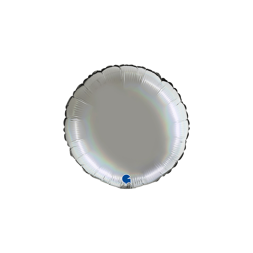 Ballon Rond Holo Platine pas cher – Décoration brillante | Fiesta Factory