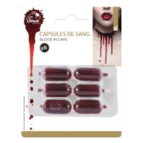 Capsules de Faux Sang Réaliste – Accessoire Halloween | Fiesta Factory à Petit Prix