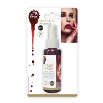 Spray Faux Sang 56,6 ml Réaliste – Accessoire Halloween | Fiesta Factory à Petit Prix