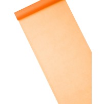 Chemin de table intissé orange 29 cm x 10 m - 4GV2 - Chemins de table