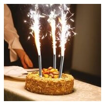 Fontaine de fête 12 cm – Lot de 3 – Argent - 30508 - Divers Pyro