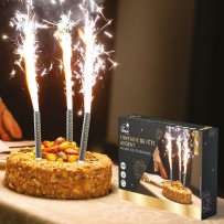 Fontaine de fête 12 cm – Lot de 36 argent – Fiesta Factory pas cher