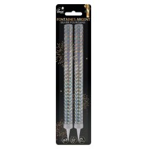 Fontaine de fête 17,5 cm – Lot de 2 argent – Fiesta Factory pas cher