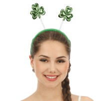 Serre-tête Saint Patrick trèfles verts pas cher | Fiesta Factory