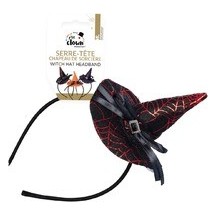 Serre-tête mini chapeau sorcière – Couleur aléatoire - 13004 - Serre-tête
