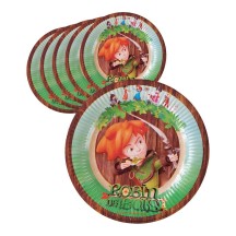 Assiettes carton Robin des Bois™ – Lot de 8 – Fiesta Factory pas cher