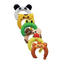 Serre-tête gonflable animaux lot de 6 pas cher | Fiesta Factory