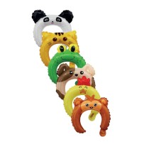 Serre-tête gonflable animaux lot de 6 pas cher | Fiesta Factory