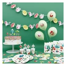 Assiettes 23 cm Animaux de la Forêt – Lot de 8 – Fiesta Factory pas cher