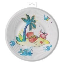 Assiettes 23 cm Pirates – Lot de 8 - 22472 - Gobelets & Assiettes à Thème