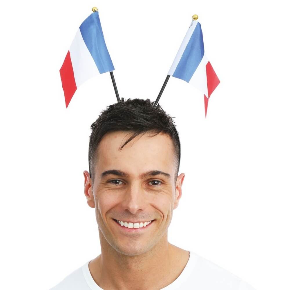 Serre-tête drapeaux France – Bleu Blanc Rouge - 18102 - Serre-tête