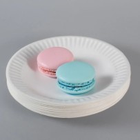 Assiettes Rondes Carton Blanc Ø 15 cm – Paquet de 100 - ZASCA150 - Assiettes en carton & bois