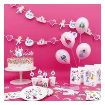 Assiettes 23 cm Princesses – Lot de 8 - 22473 - Gobelets & Assiettes à Thème