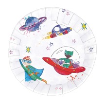 Assiettes 23 cm Super Héros – Lot de 8 – Fiesta Factory pas cher