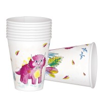 Gobelets Dinosaures – Lot de 8 – Fiesta Factory pas cher