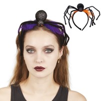 Serre-tête araignée Halloween pas cher | Fiesta Factory