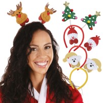 Serre-tête de Noël pas cher modèle aléatoire | Fiesta Factory