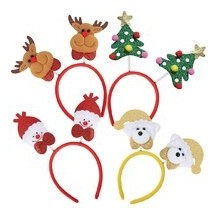 Serre-tête de Noël – Modèle aléatoire - 19433 - Serre-tête