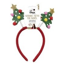 Serre-tête de Noël – Modèle aléatoire - 19433 - Serre-tête