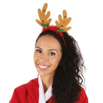Serre-tête renne Noël pas cher | Fiesta Factory