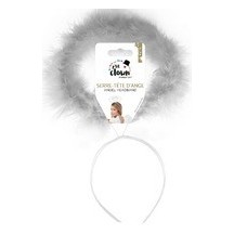 Serre-tête auréole d’ange – Blanc - 19560 - Serre-tête