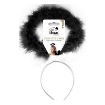 Serre-tête auréole d'ange - noir - 19561 - Serre-tête