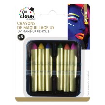 Crayons Maquillage UV – Lot de 6 - 21421 - Maquillage en Tube & Palettes