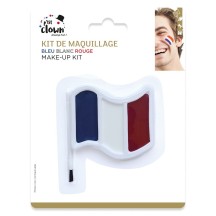 Kit Maquillage Bleu Blanc Rouge – Supporter France | Fiesta Factory à Petit Prix