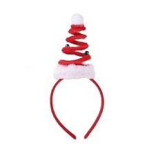 Serre-tête Sapin de Noël à Ressort – Rouge - 22374 - Serre-tête