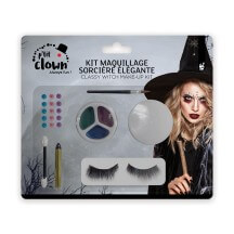Kit Maquillage Halloween Sorcière Chic – Look Élégant | Fiesta Factory à Petit Prix