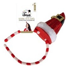 Serre-tête Noël Rouge pas cher | Fiesta Factory