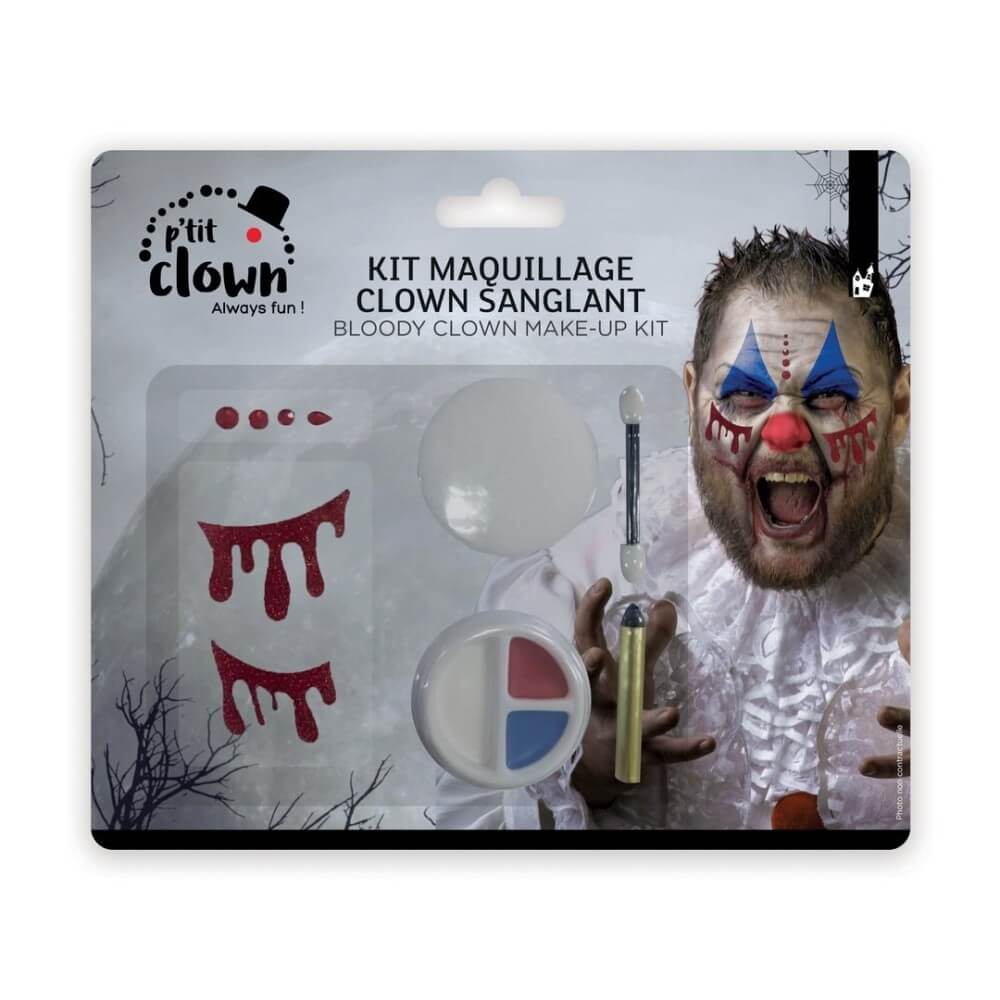 Kit Maquillage HW – Clown Sanglant - 22950 - Kits Maquillage