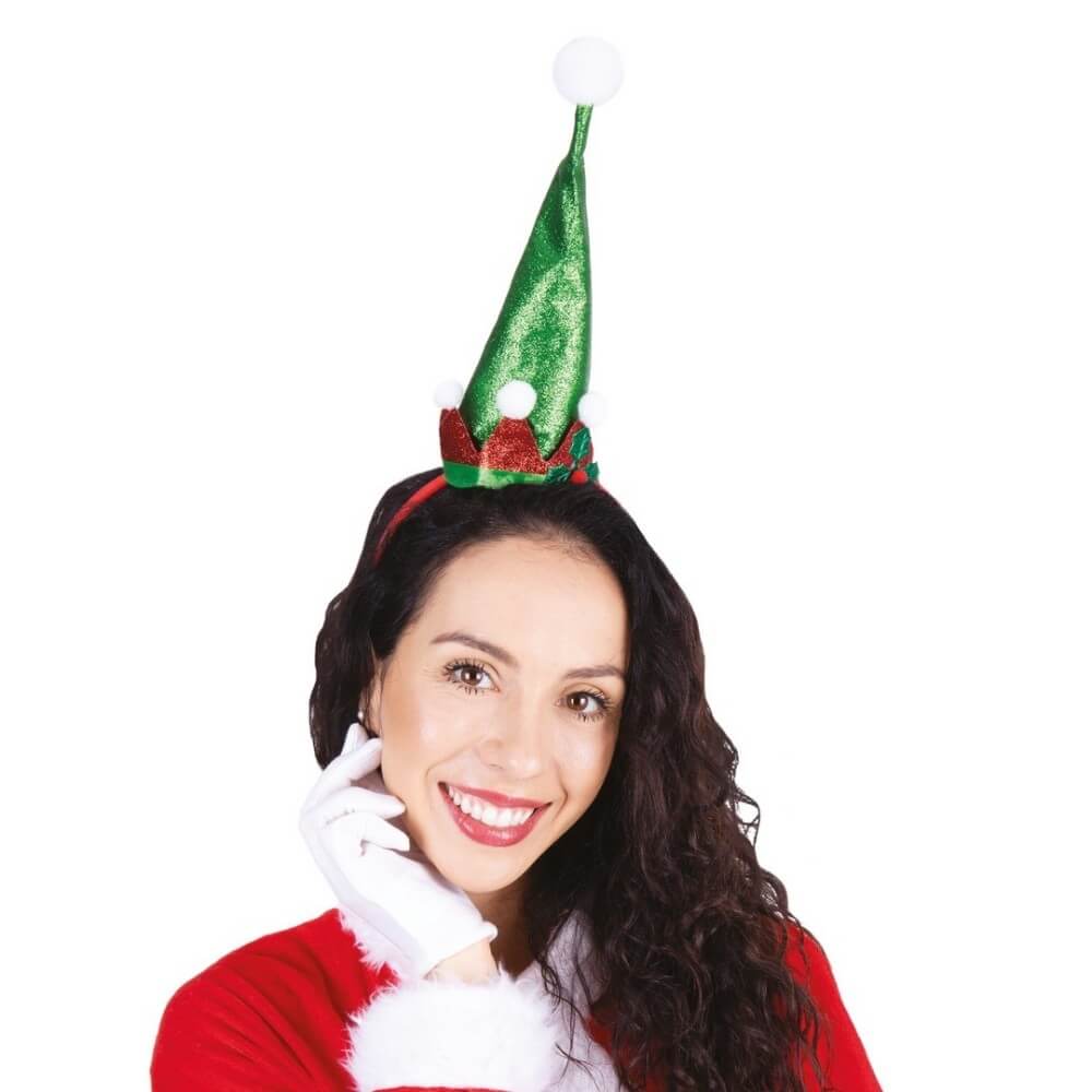 Serre-tête Bonnet de Lutin Flexible - 22378 - Serre-tête