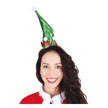 Serre-tête Bonnet de Lutin Flexible - 22378 - Serre-tête