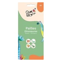 Pailles Dinosaures – Lot de 8 - 22500 - Pailles, Pics & Agitateurs