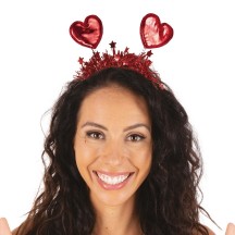Serre-tête Cœur Rouge pas cher | Fiesta Factory