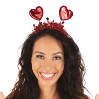 Serre-tête Cœur Rouge pas cher | Fiesta Factory