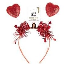 Serre-tête Cœur Rouge pas cher | Fiesta Factory