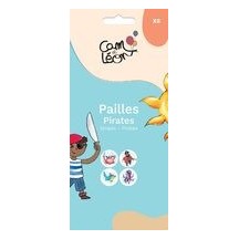 Pailles Pirates – Lot de 8 – Fiesta Factory pas cher