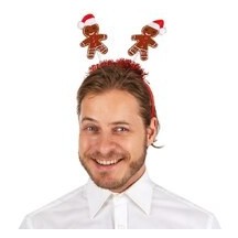 Serre-tête Bonhomme de Pain d’Épices pas cher | Fiesta Factory