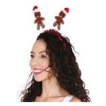 Serre-tête Bonhomme de Pain d’Épices pas cher | Fiesta Factory