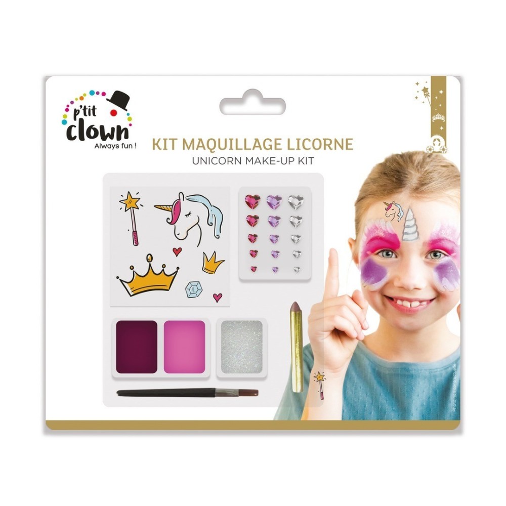 Kit Maquillage Licorne – Anniversaire & Carnaval | Fiesta Factory à Petit Prix
