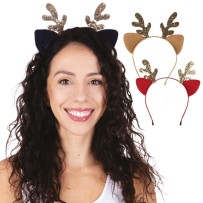 Serre-tête Renne pas cher couleur aléatoire | Fiesta Factory