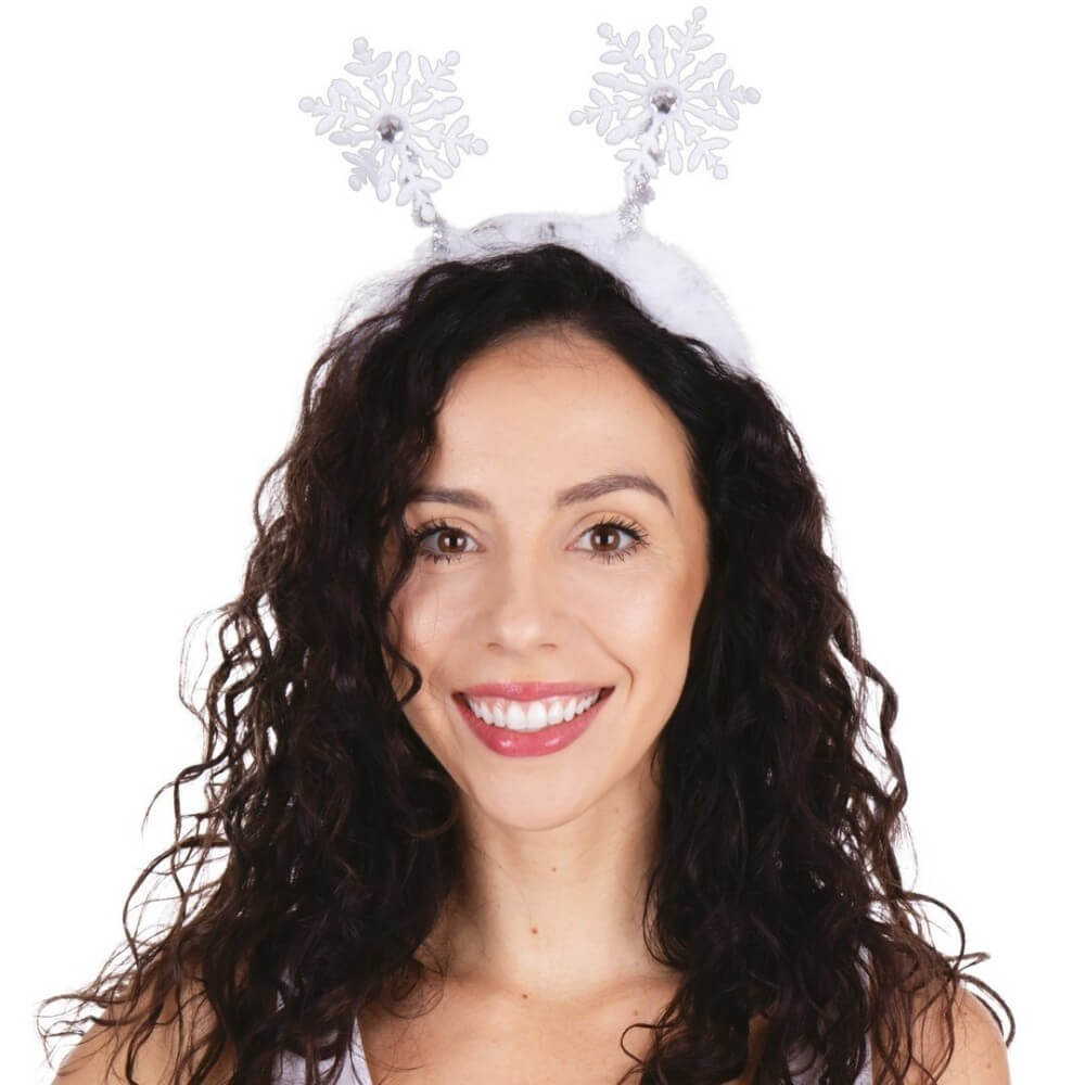 Serre-tête Flocons de Neige pas cher | Fiesta Factory